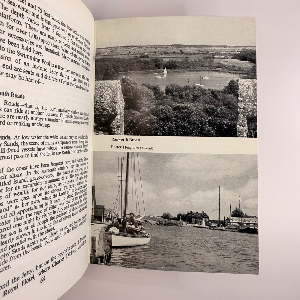 The‎ Broads Ward Lock Red Guide 5th Ed. 1968 Hardcover Pullout Map Dust Jacket - Picture 15 of 16